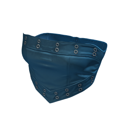Leather Cropped Top / Teal