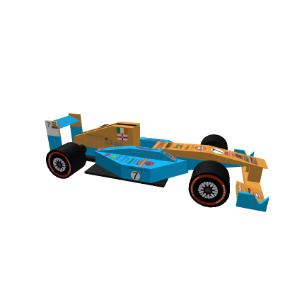 GoldenGuardian1 - Gulf Racing Helmet