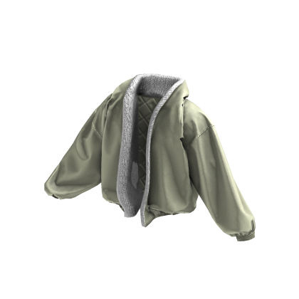 Winter Luxe Polar Fur Leather Jacket - White