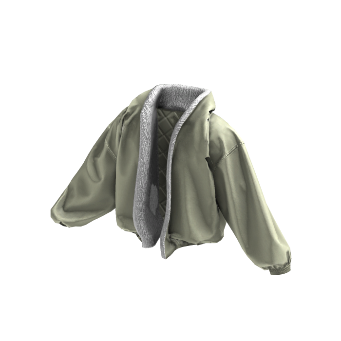Winter Luxe Polar Fur Leather Jacket - White