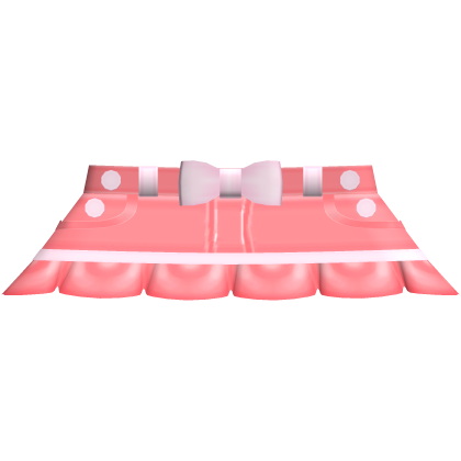 Cute Pink Red Cutecore Mezzo Piano Skirt
