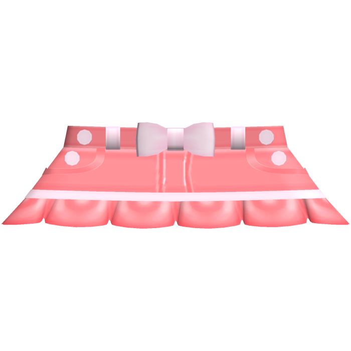 Cute Pink Red Cutecore Mezzo Piano Skirt