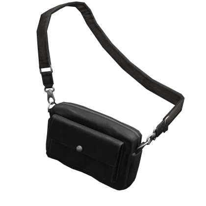 Black Leather Sling Bag 3.0 Roblox Item Rolimon s