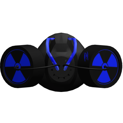 ☢︎ Blue Toxic Niche Respirator Breather 14.