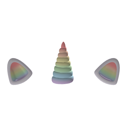 Unicorn Horn And Ears Roblox item
