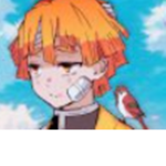 demon slayer fans with blue rays