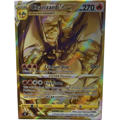 charizard pokemon card binder Shiny Charizard V Full Art main image 1