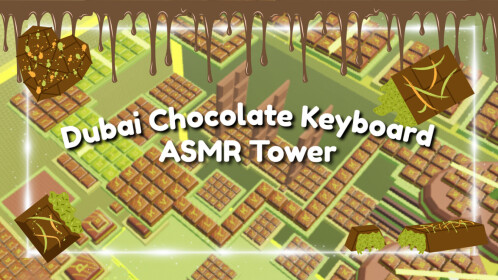 🍫 Torre della tastiera ASMR al cioccolato di Dubai