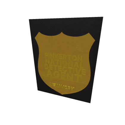 Pinkerton National Detective Agent Badge
