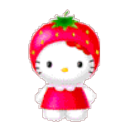 Hello kitty strawberry Roblox decal