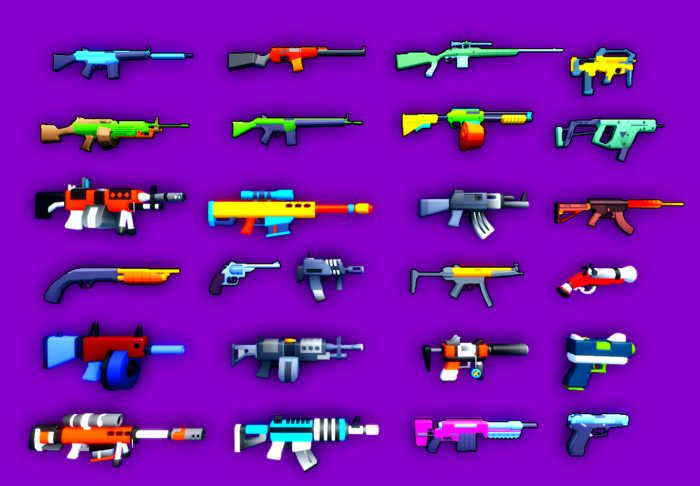 Low Poly Gun Pack preview 1