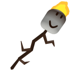 Noob Marshmellow on A Stick