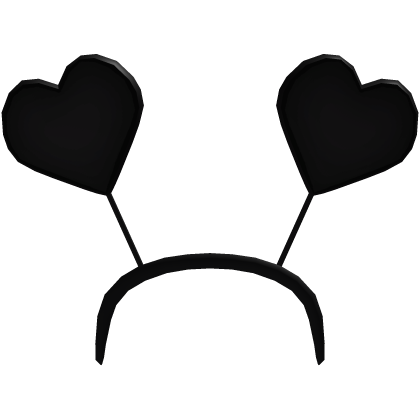 Diwali Sparkler Headband Black Hearts [Addon] ♥