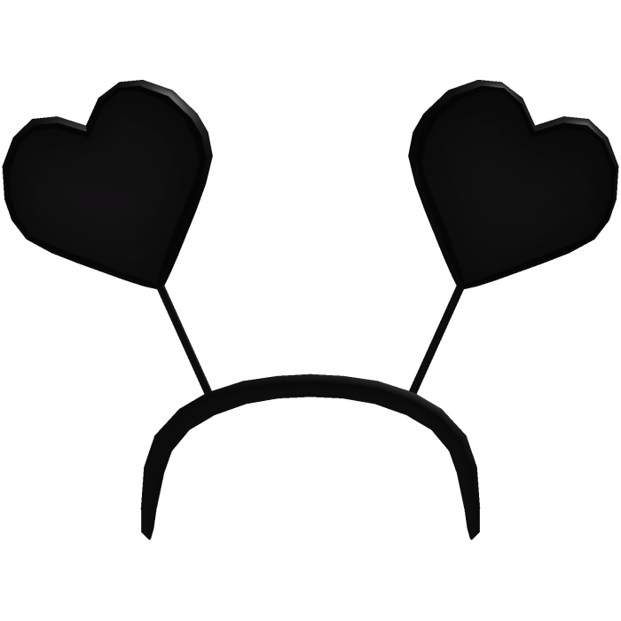 Diwali Sparkler Headband Black Hearts [Addon] ♥