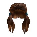 Twin Ribbon Pigtails