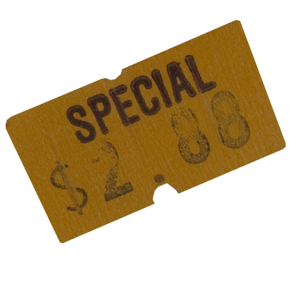 you are discounted!