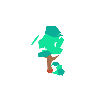 Low poly tree