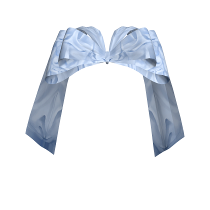 Indie Silk Hair Bow in Blue Roblox item