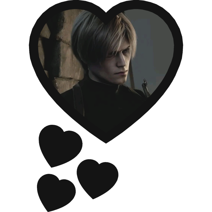 Leon Kennedy Thinking Hearts Resident Evil