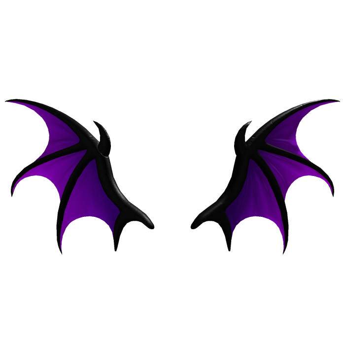 Purple Demon Wings