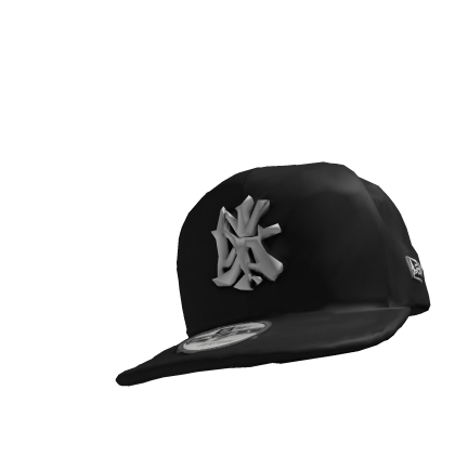 Black Yankee Cap Fitted Roblox item