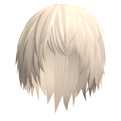 Blonde messy anime emo vkei hair Roblox item