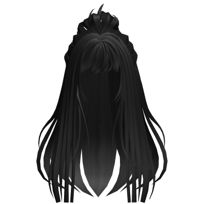 Black Half-Up Hair