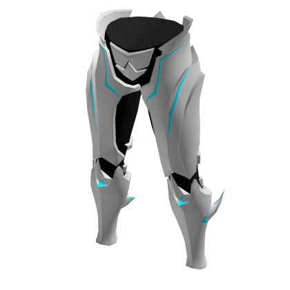 ♾️ Silver & blue Cyber ninja leggings