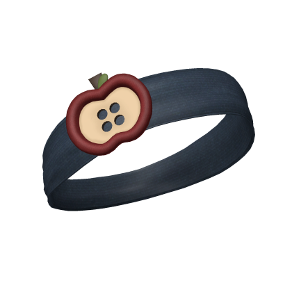 Igari Apple Button Headband ♡