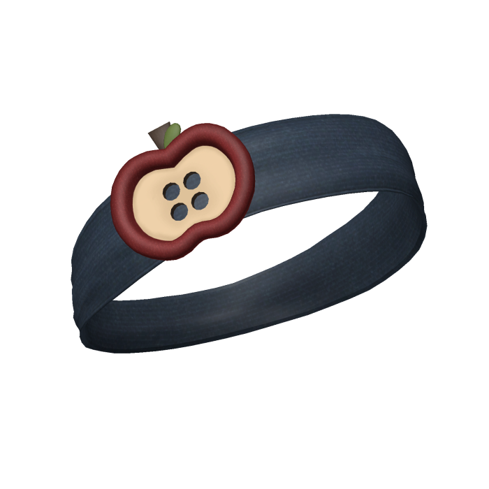 Igari Apple Button Headband ♡