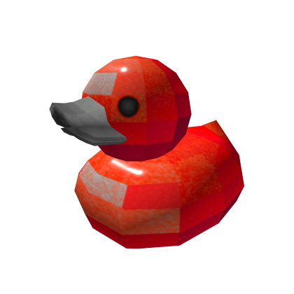 Red Sparkle Time Rubber Duckie Roblox item