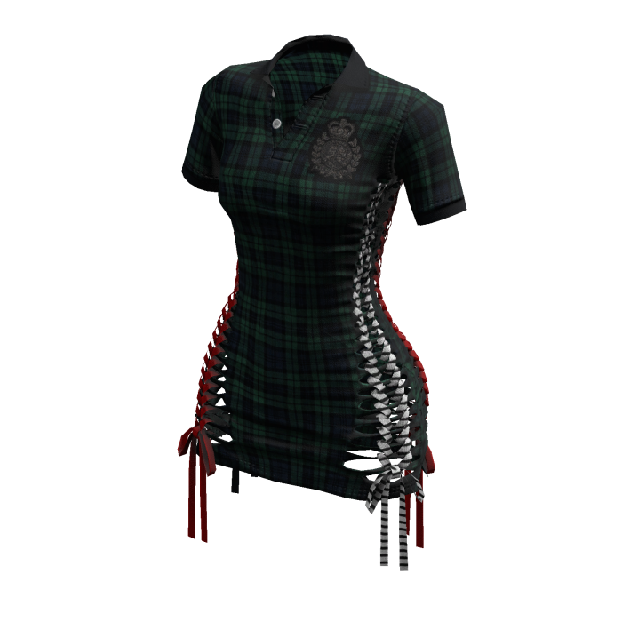 Braided Cutout Polo Dress (St. Judes)