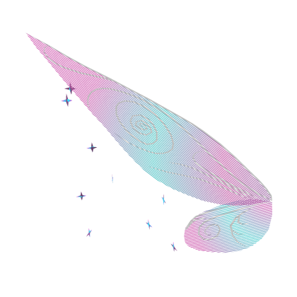 [flyanimation] PinkBlue Tinkerbell Pixie Wings (L) Roblox item