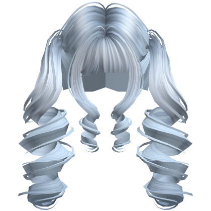 Light Blue Dolly Spiral Twin Tails 🎀 Roblox item
