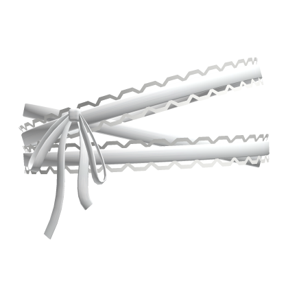 ♡ gothic laced ribbon mask white