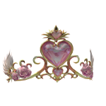 Heartstone Tiara: Aurora's Pink Fragrance
