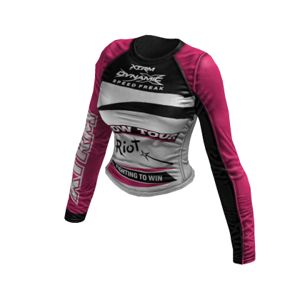 Graffiti Hashiriya Streetracer Top (Hot Pink)