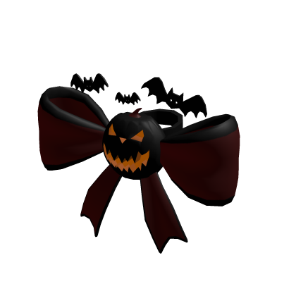 Demon pumpkin bow (for korblox) thumbnail