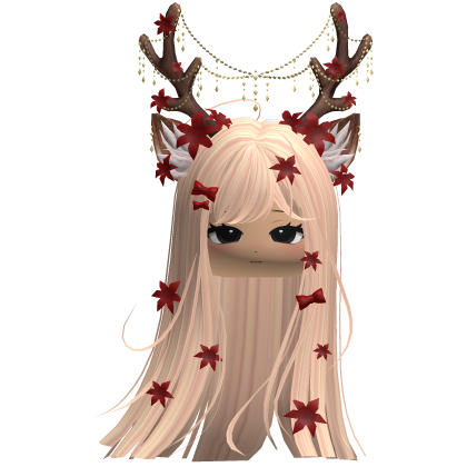 Ethereal Christmas Fairy Fawn Hair w/ Antlers