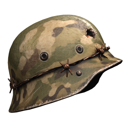 Green Rusted Camo Helmet W Wire Frames
