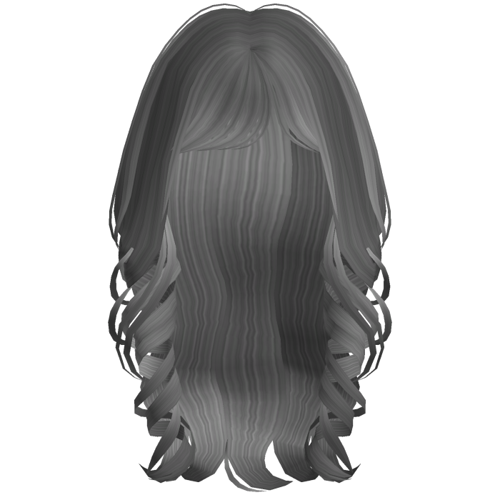 Soft Coquette Long Wavy Hair (Gray)
