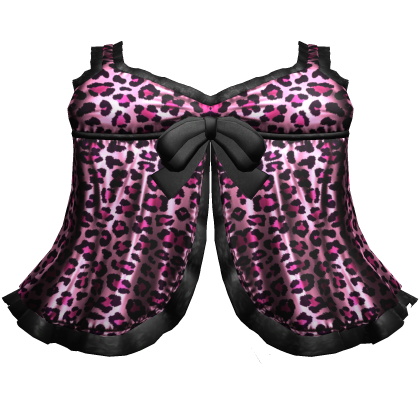 cute gothic babydoll leopard pink dress 3.0 