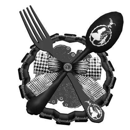 dining with the ghosts headpiece in black