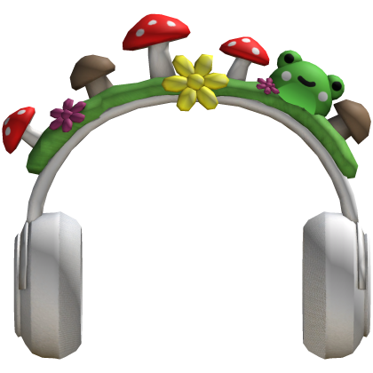 Kawaii Froggy & Mushroom Headphones