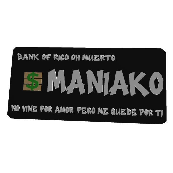 ManiakoCard