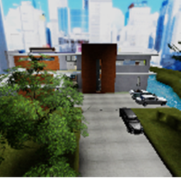 Modern House (with cars)