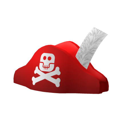 Red Pirate Captain's Hat Roblox item