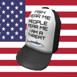 threatening fisher caps