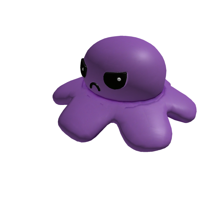 Pulpo morado mal humorado 