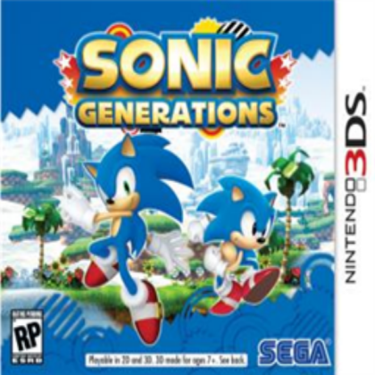 Sonic Generations 3ds!! Roblox decal